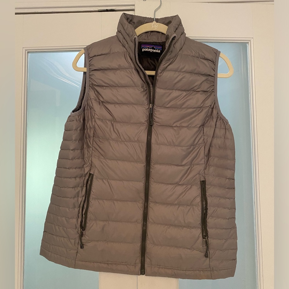 Grey Patagonia Puffer Vest